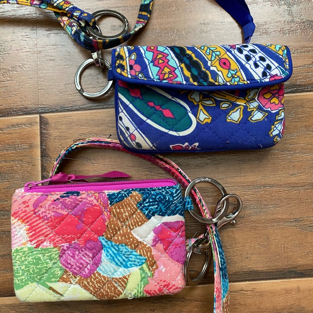 Vera Bradley lanyard keychain pouches